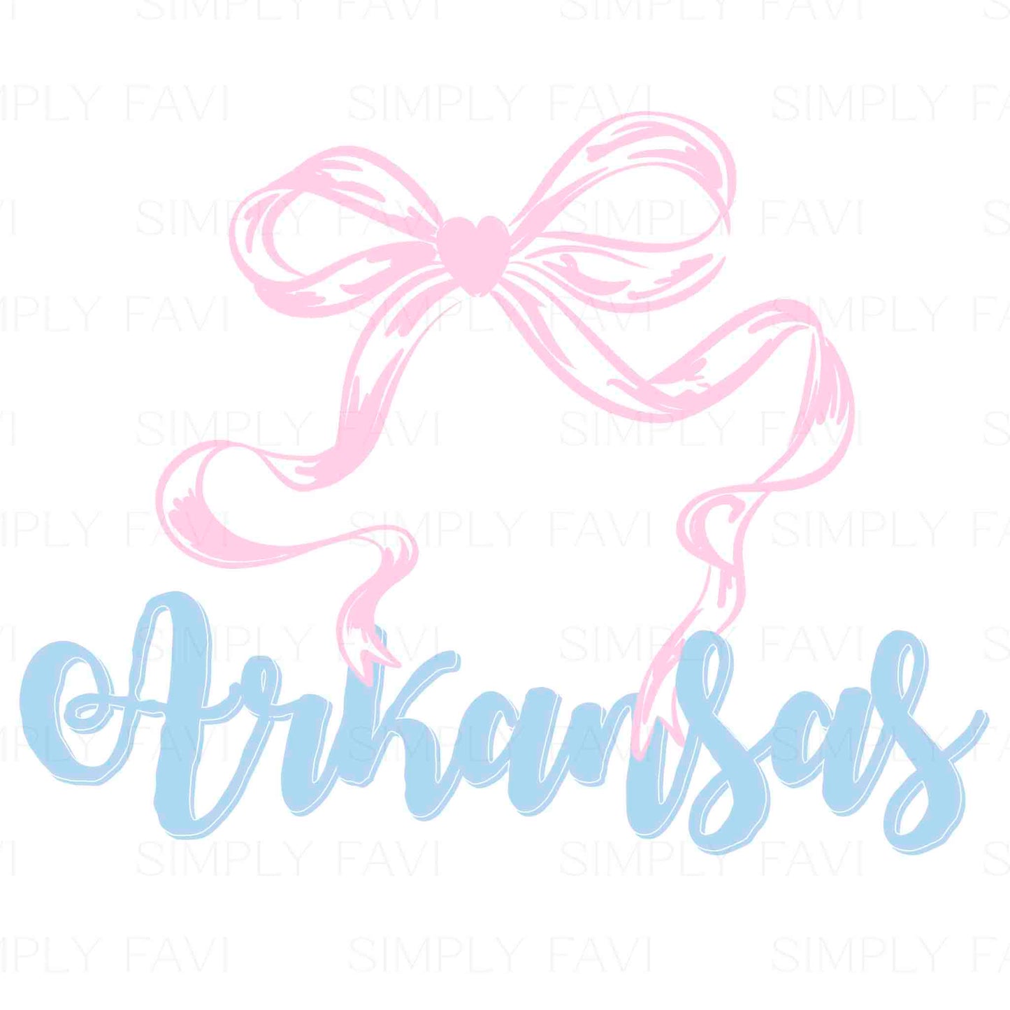 Pink Bow States (set of 50)