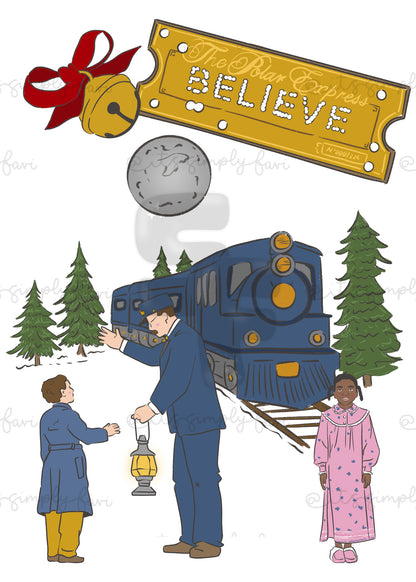 3 Month Patreon Tier Bundle- North Pole Train