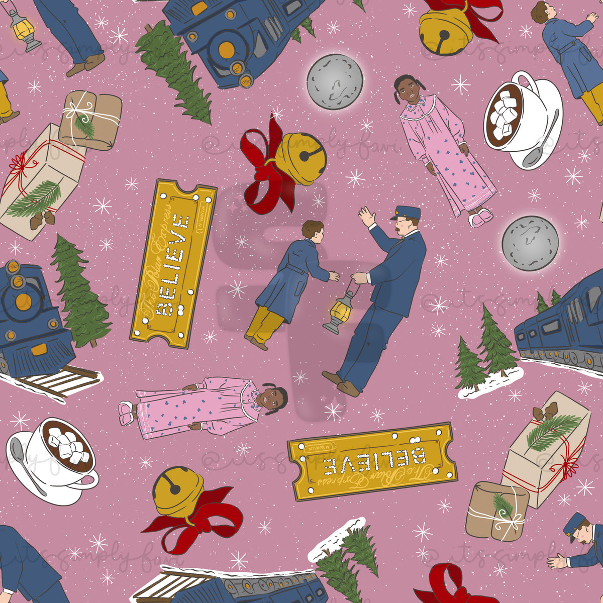 3 Month Patreon Tier Bundle- North Pole Train