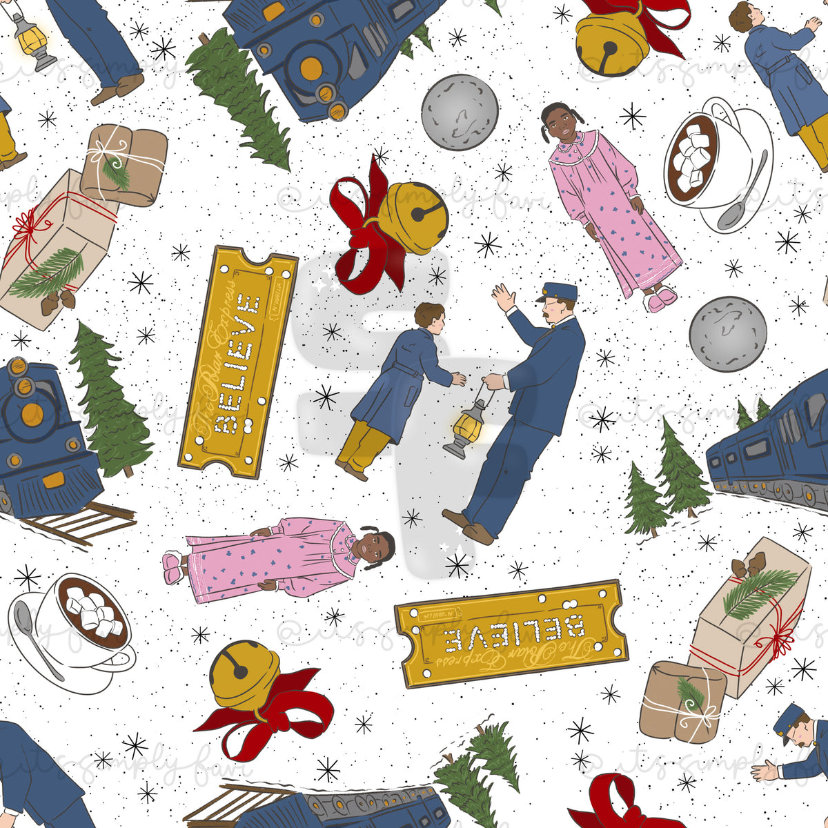 3 Month Patreon Tier Bundle- North Pole Train