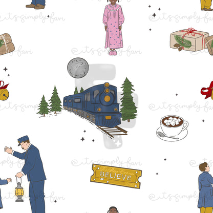 3 Month Patreon Tier Bundle- North Pole Train