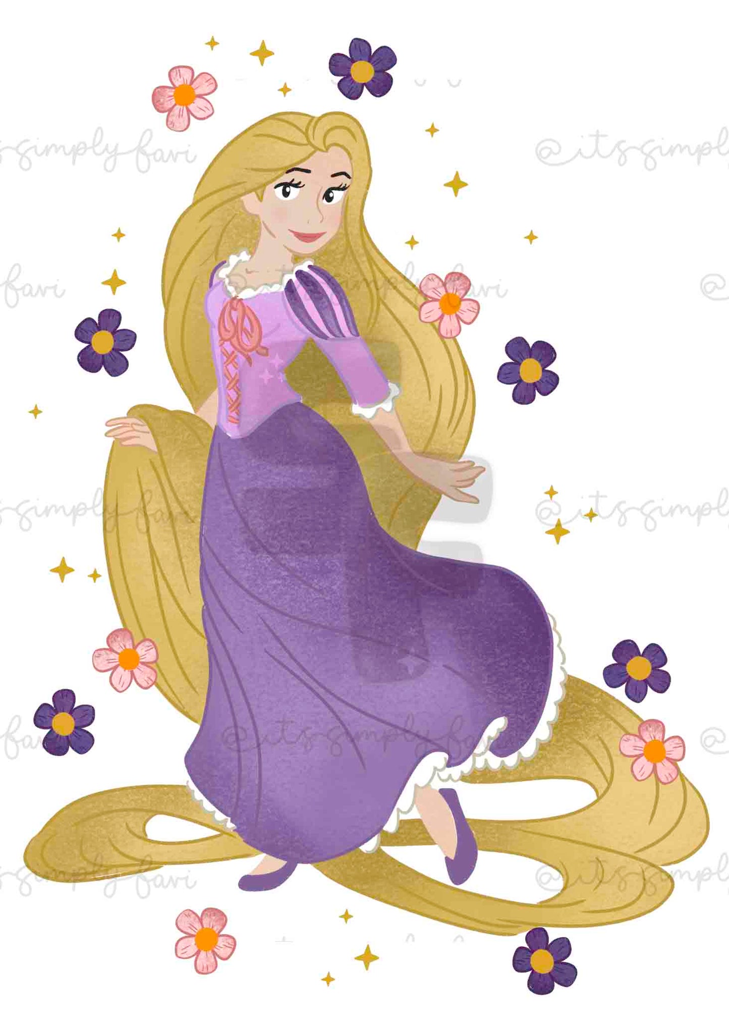 3 Month Patreon Tier Bundle - Princess Florals