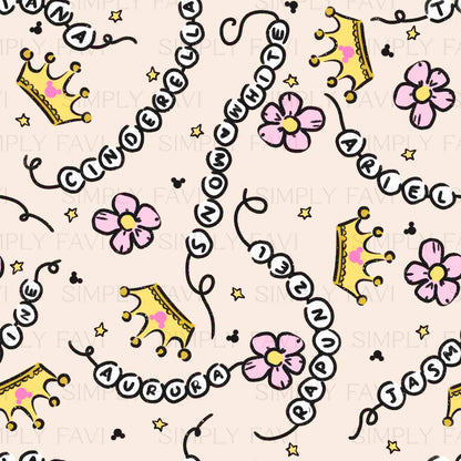 Semi Exclusive - Princess Beaded Names