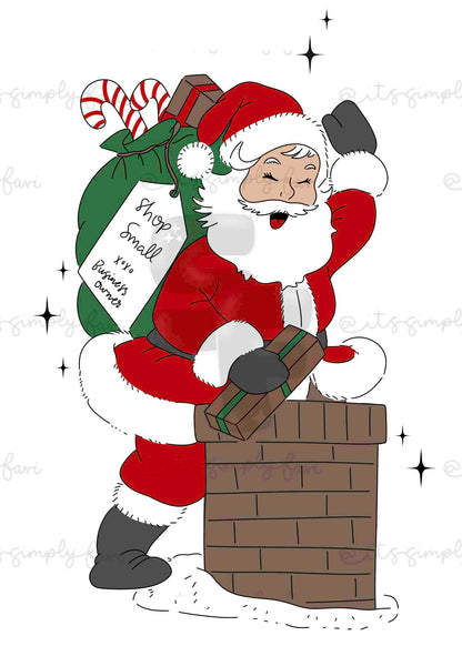 Santa PNG (Freebie w/ any Purchase, No Code Needed)