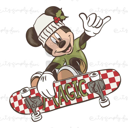 3 Month Patreon Tier Bundle - Skater Mouse XMas