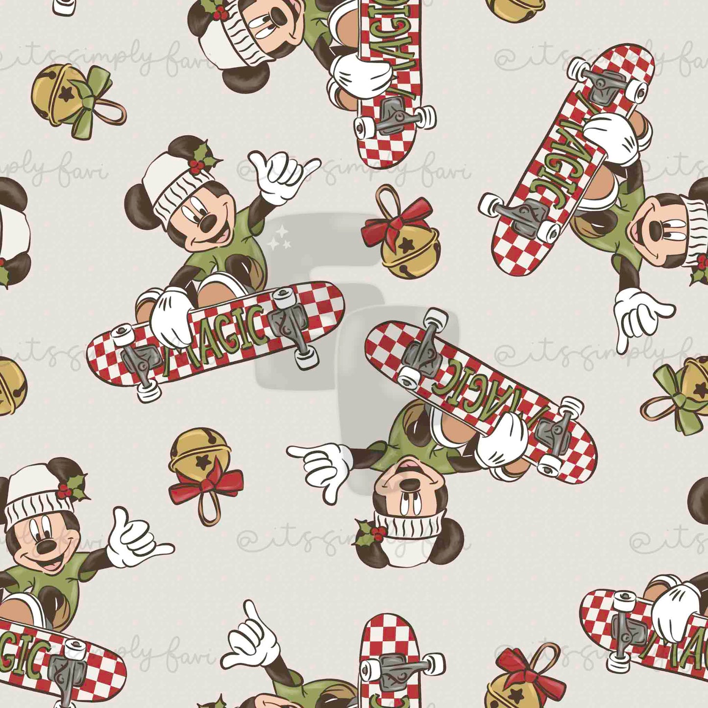 3 Month Patreon Tier Bundle - Skater Mouse XMas