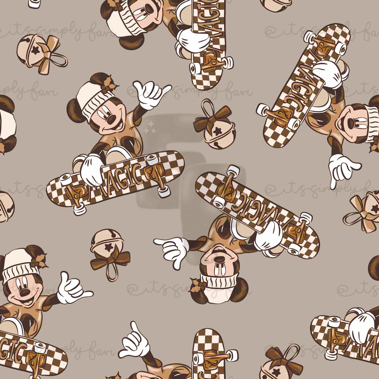 3 Month Patreon Tier Bundle - Skater Mouse XMas