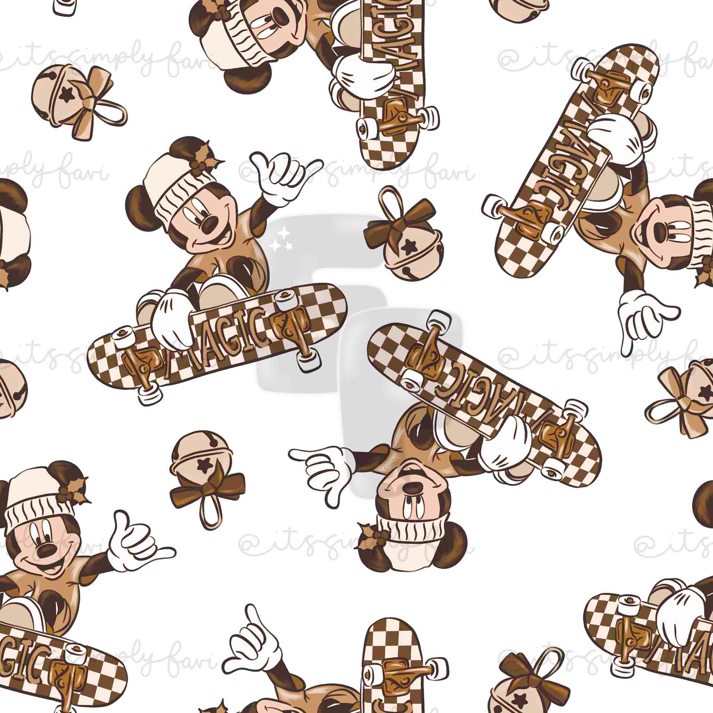 3 Month Patreon Tier Bundle - Skater Mouse XMas