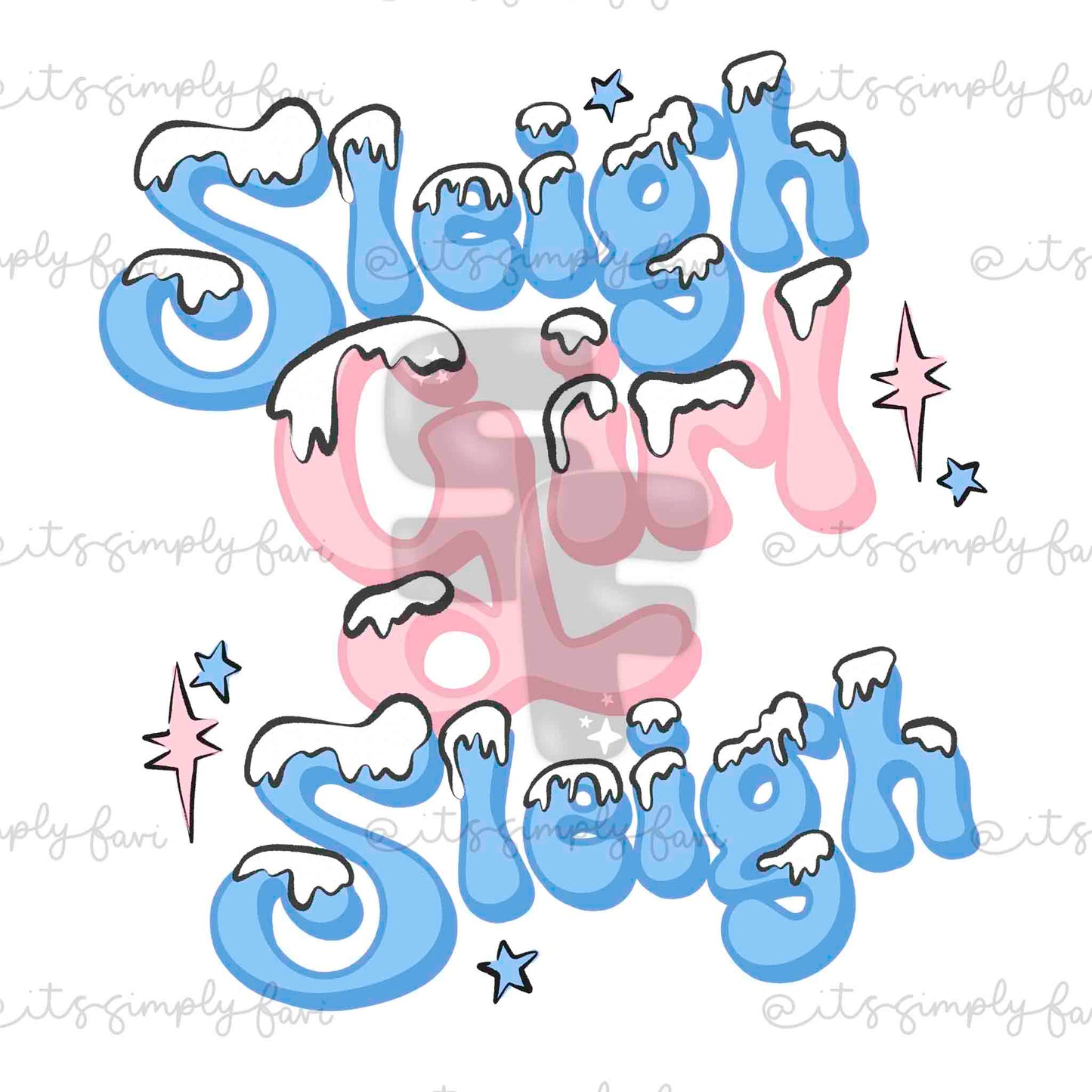 Sleigh Girl Sleigh PNG