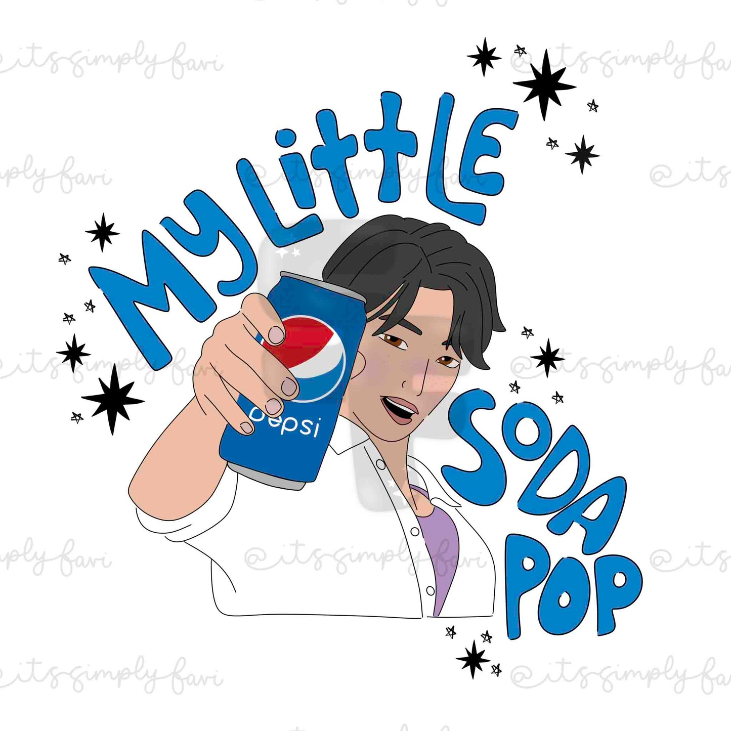 Soda Pop (Set Black and White Stars)