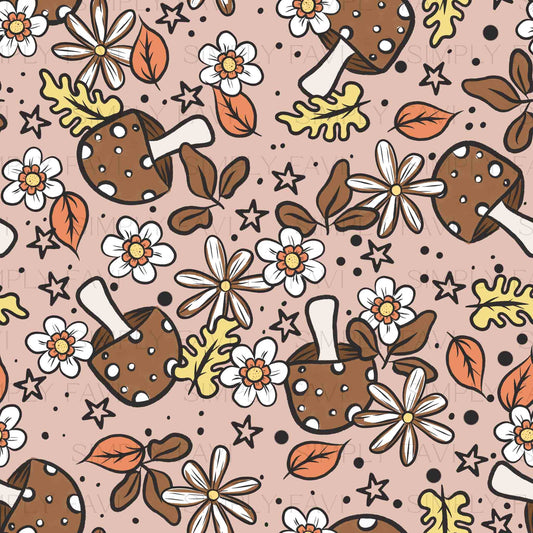 Spooky Candles Brown Coord