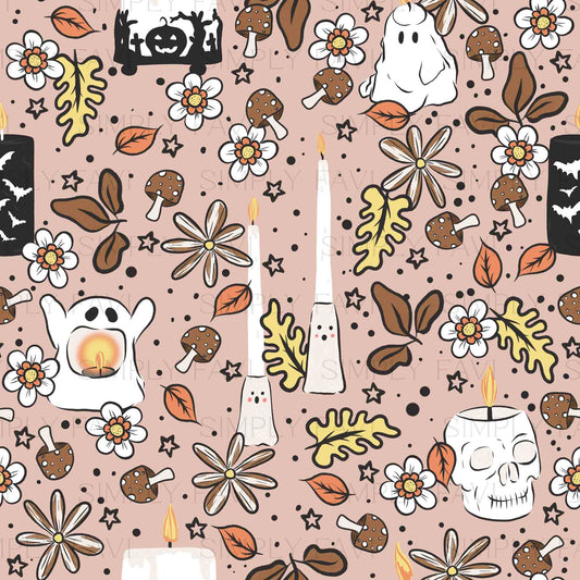 Spooky Candles Brown