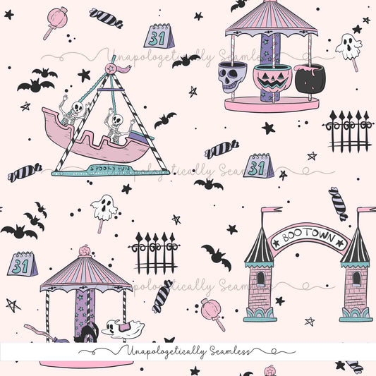 Spooky Fun Park Pink