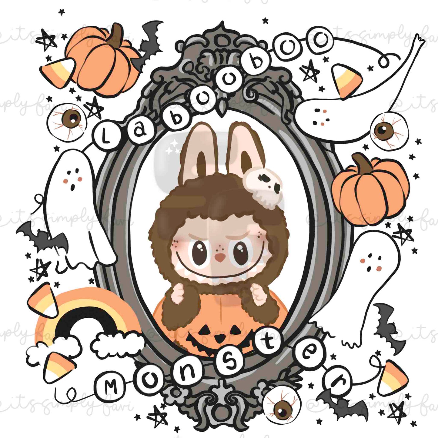 Spooky Bubu (Framed)