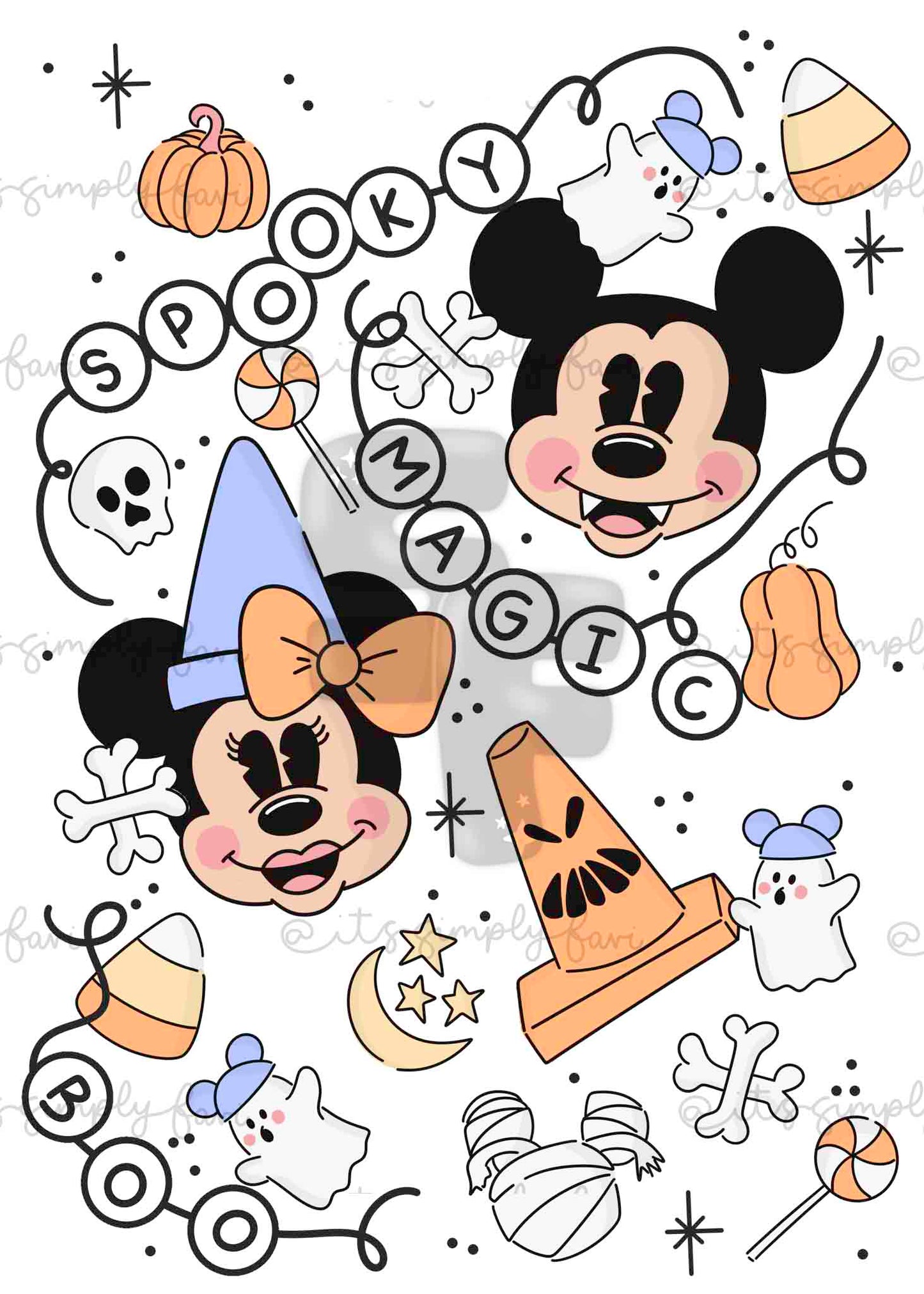 3 Month Patreon Tier Bundle - Spooky Mouse Magic