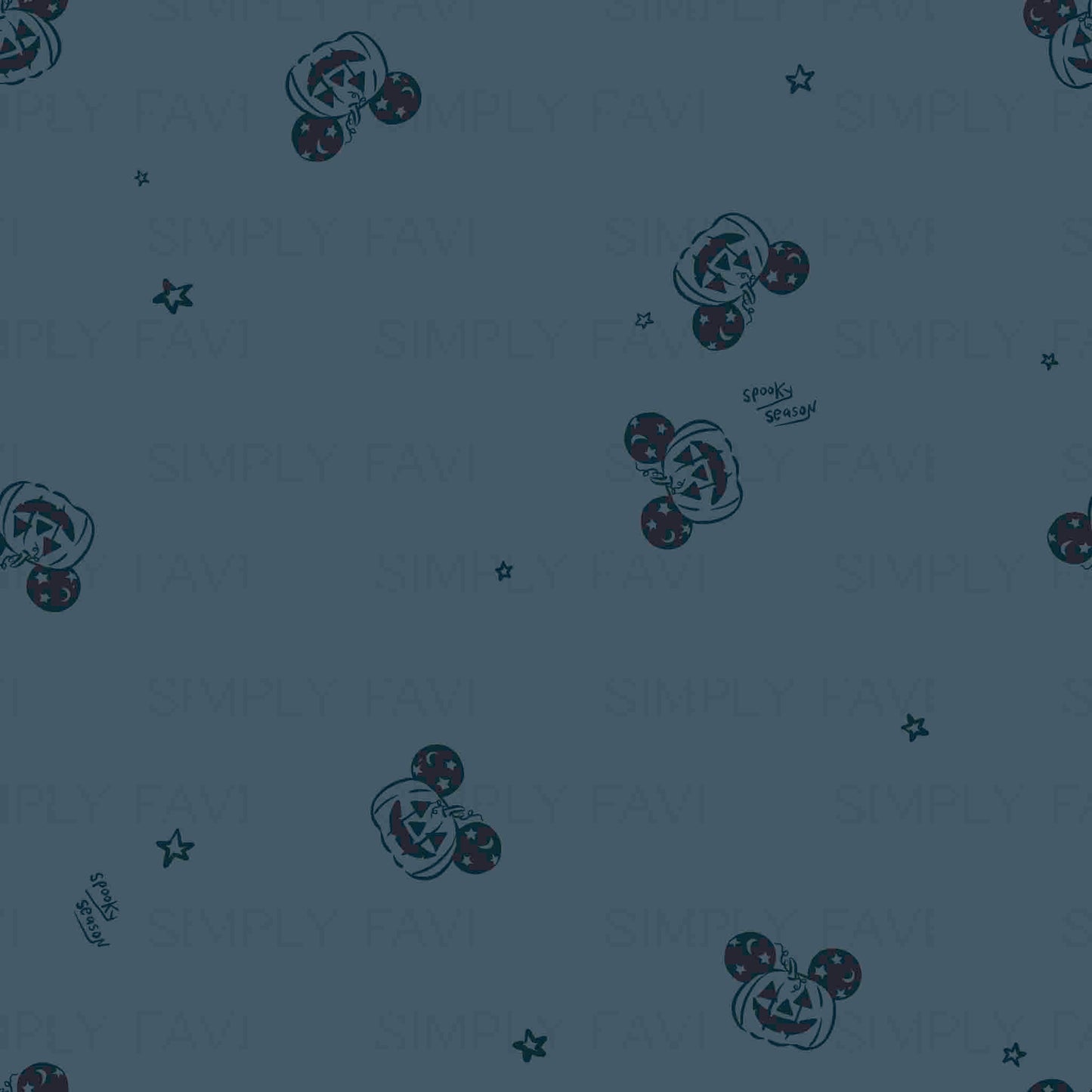 Spooky Pumpkin (set of 8)