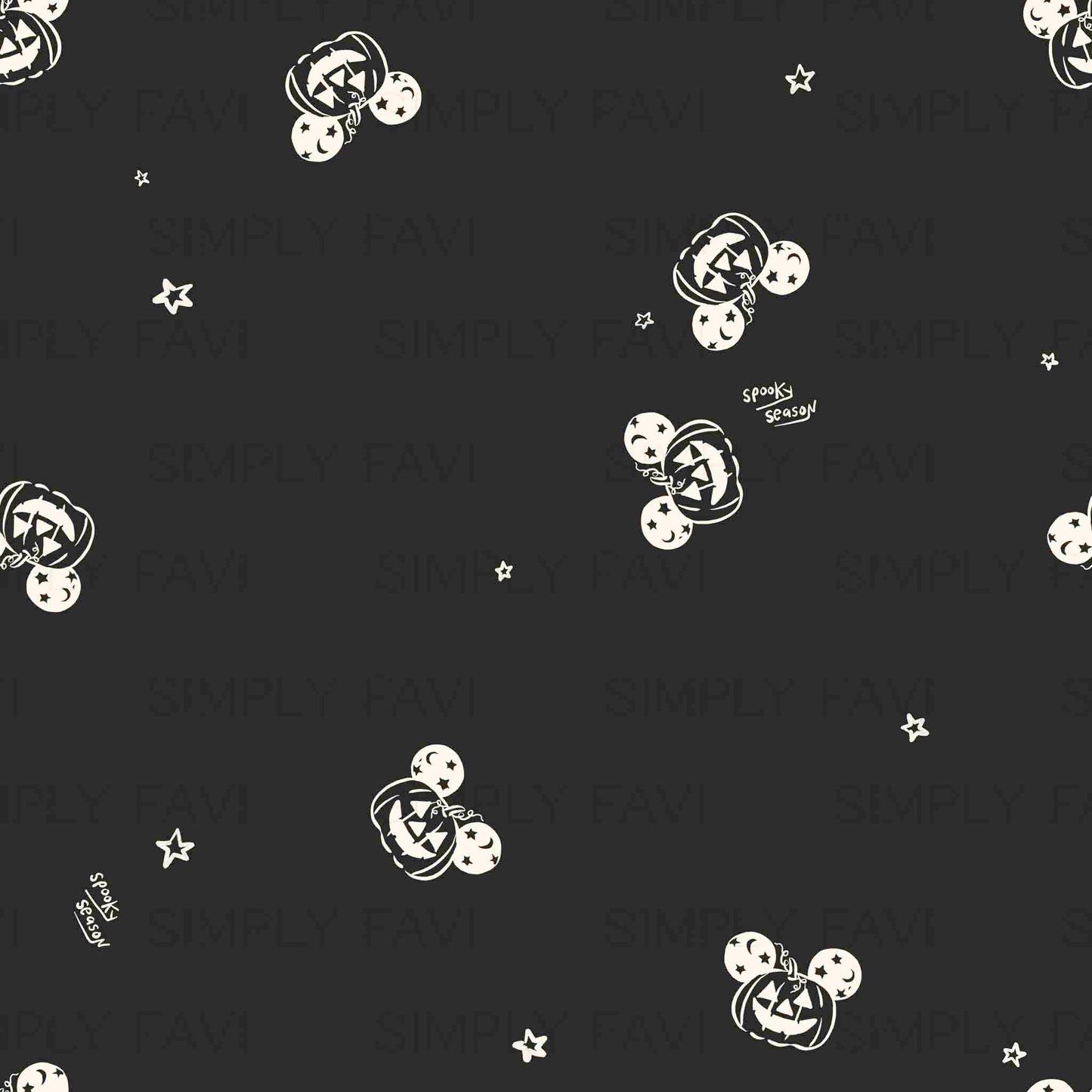 Spooky Pumpkin (set of 8)