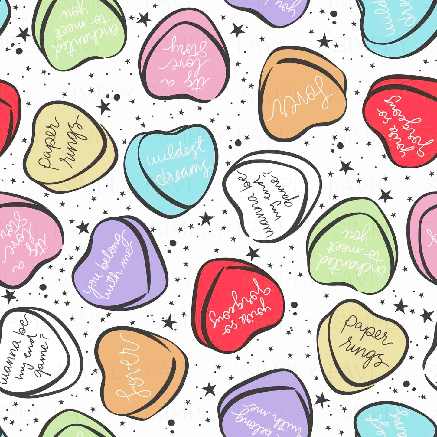 Swift Candy Hearts