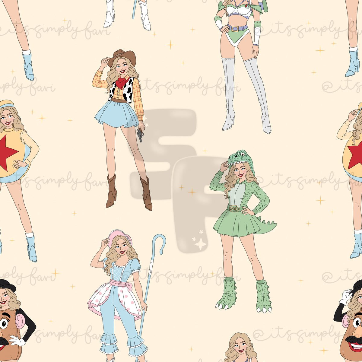 3 Month Patreon Tier Bundle - Taylor Dress Up
