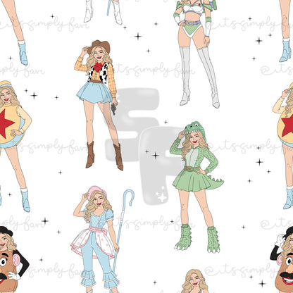 3 Month Patreon Tier Bundle - Taylor Dress Up