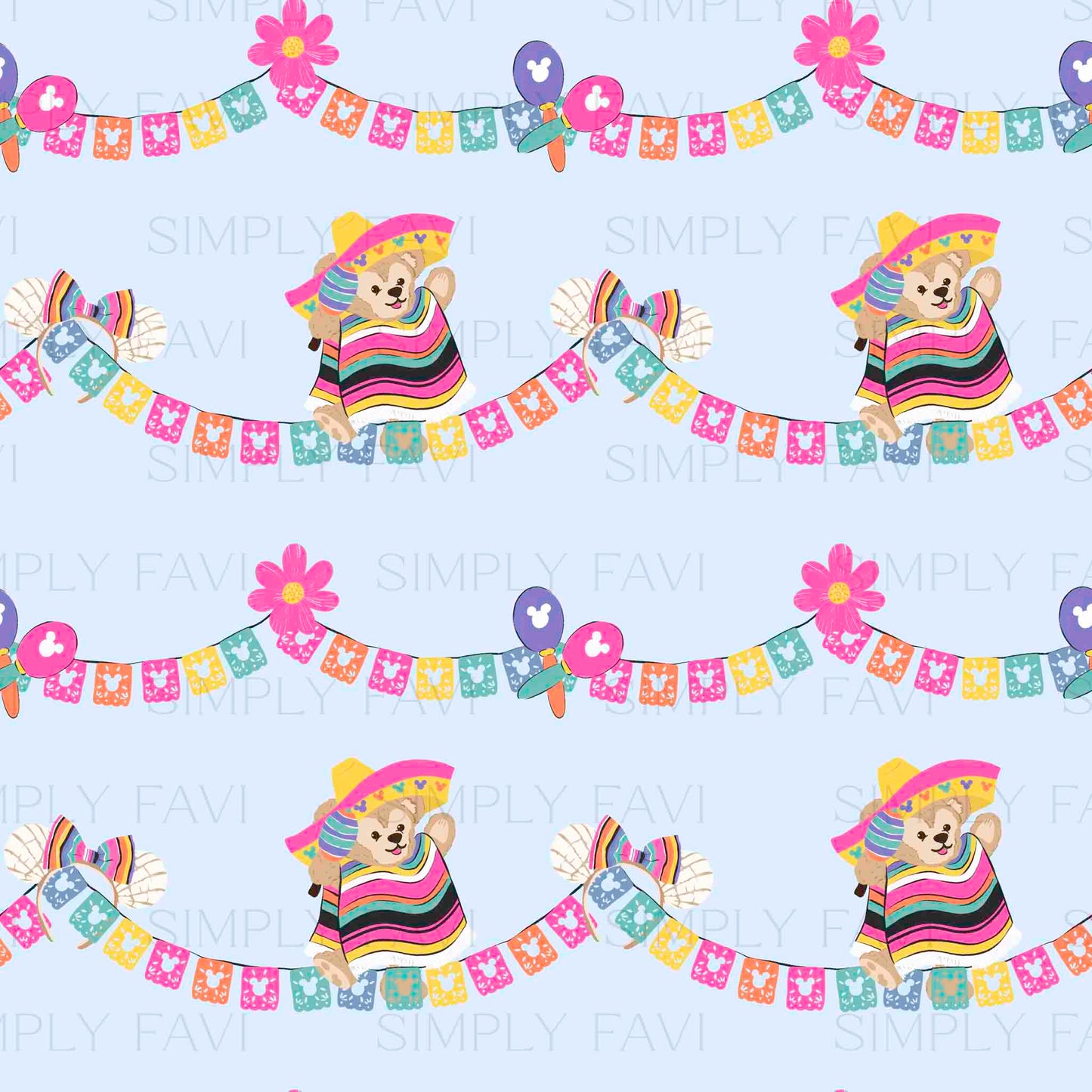 Teddy and Mexican Papel