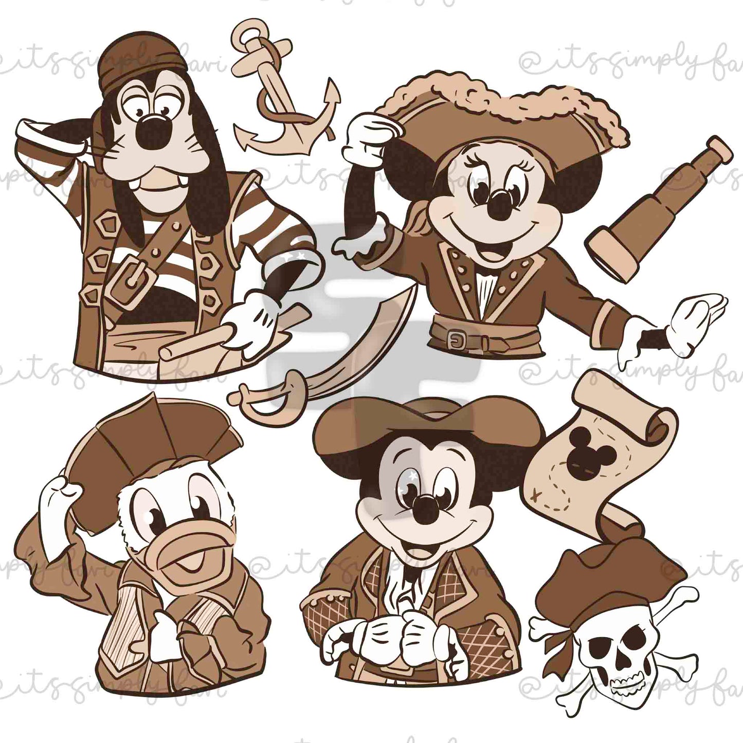 3 Month Patreon Tier Bundle - Pirates