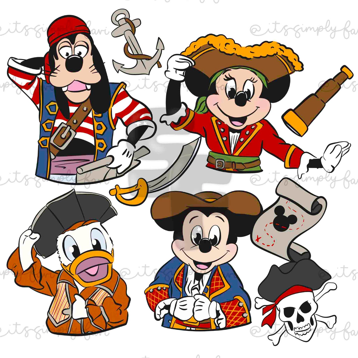 3 Month Patreon Tier Bundle - Pirates