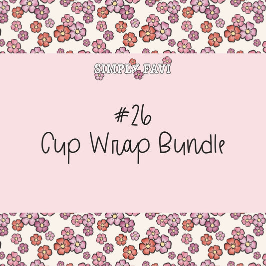 #26 Cup Wrap (set of 9)