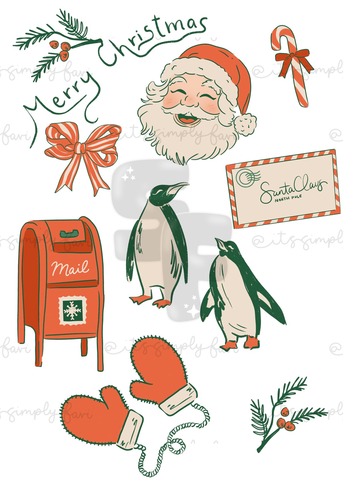 3 Month Patreon Tier Bundle- Santa