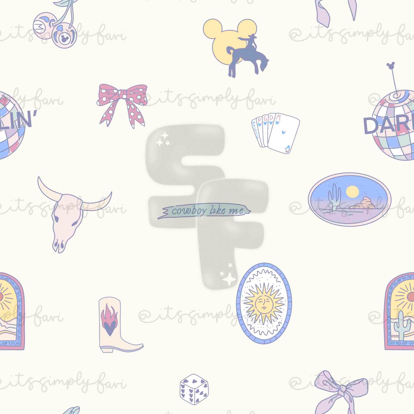 Western Cowgirl Magic (Beach Colors)