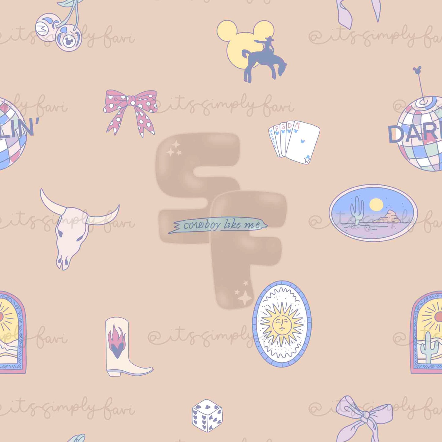 Western Cowgirl Magic (Beach Colors)