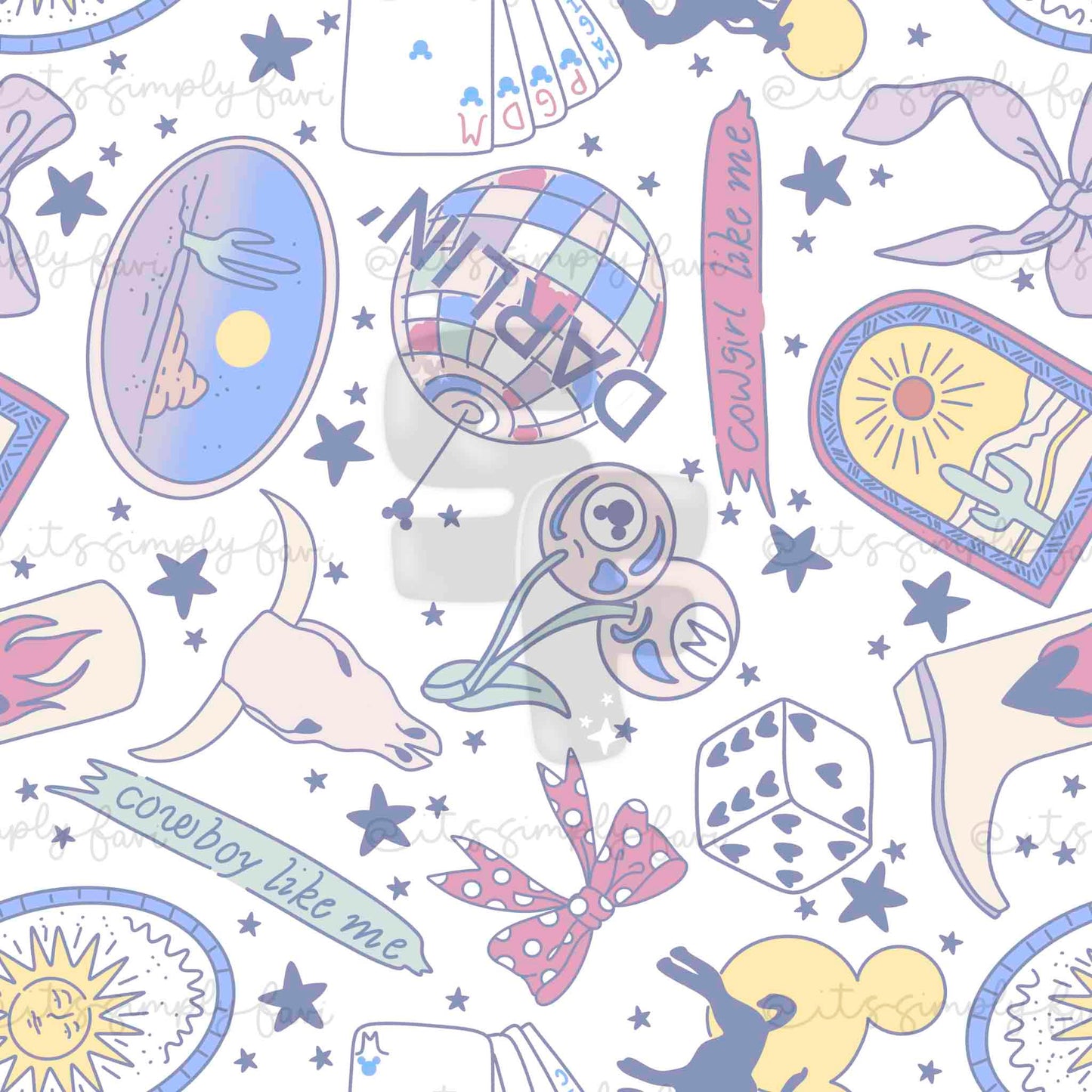 Western Cowgirl Magic (Beach Colors)