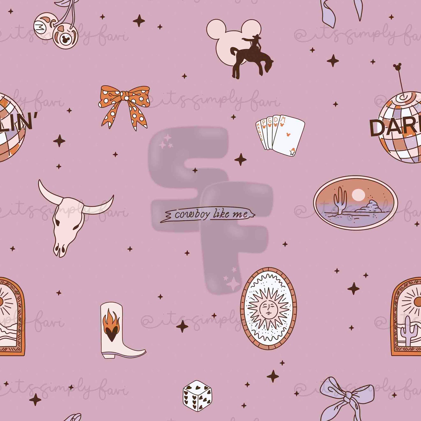 Western Cowgirl Magic (Sunset Colors)