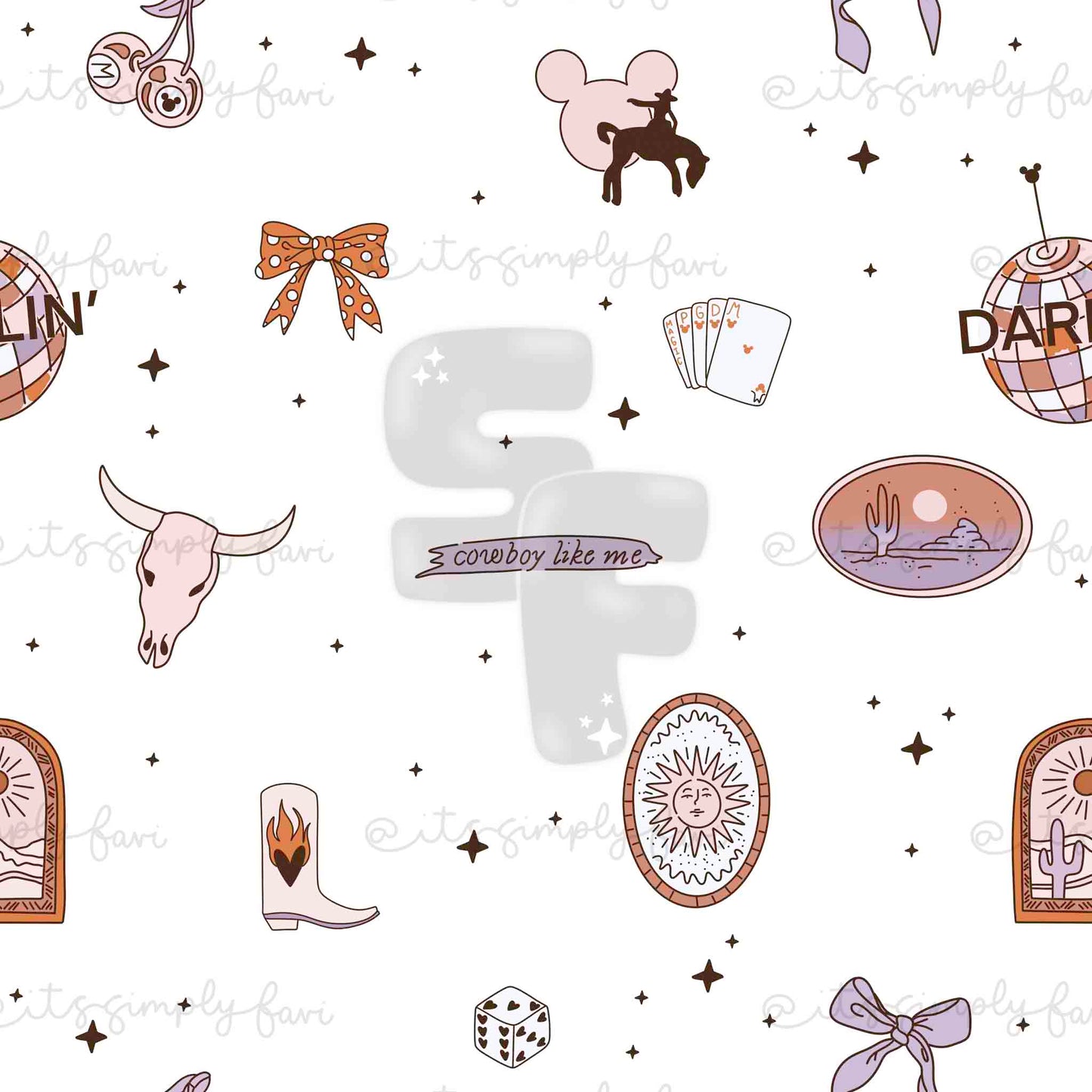 Western Cowgirl Magic (Sunset Colors)