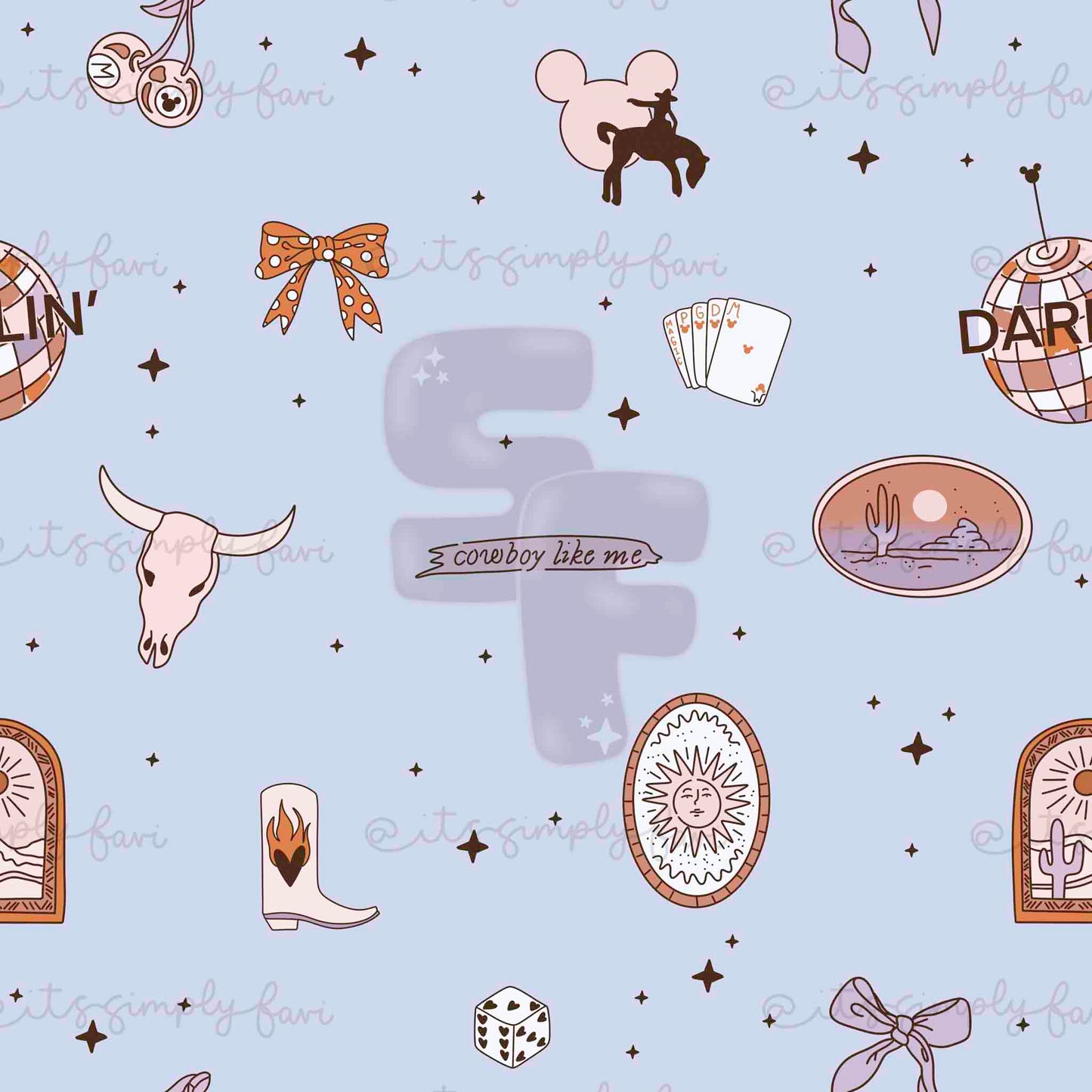 Western Cowgirl Magic (Sunset Colors)