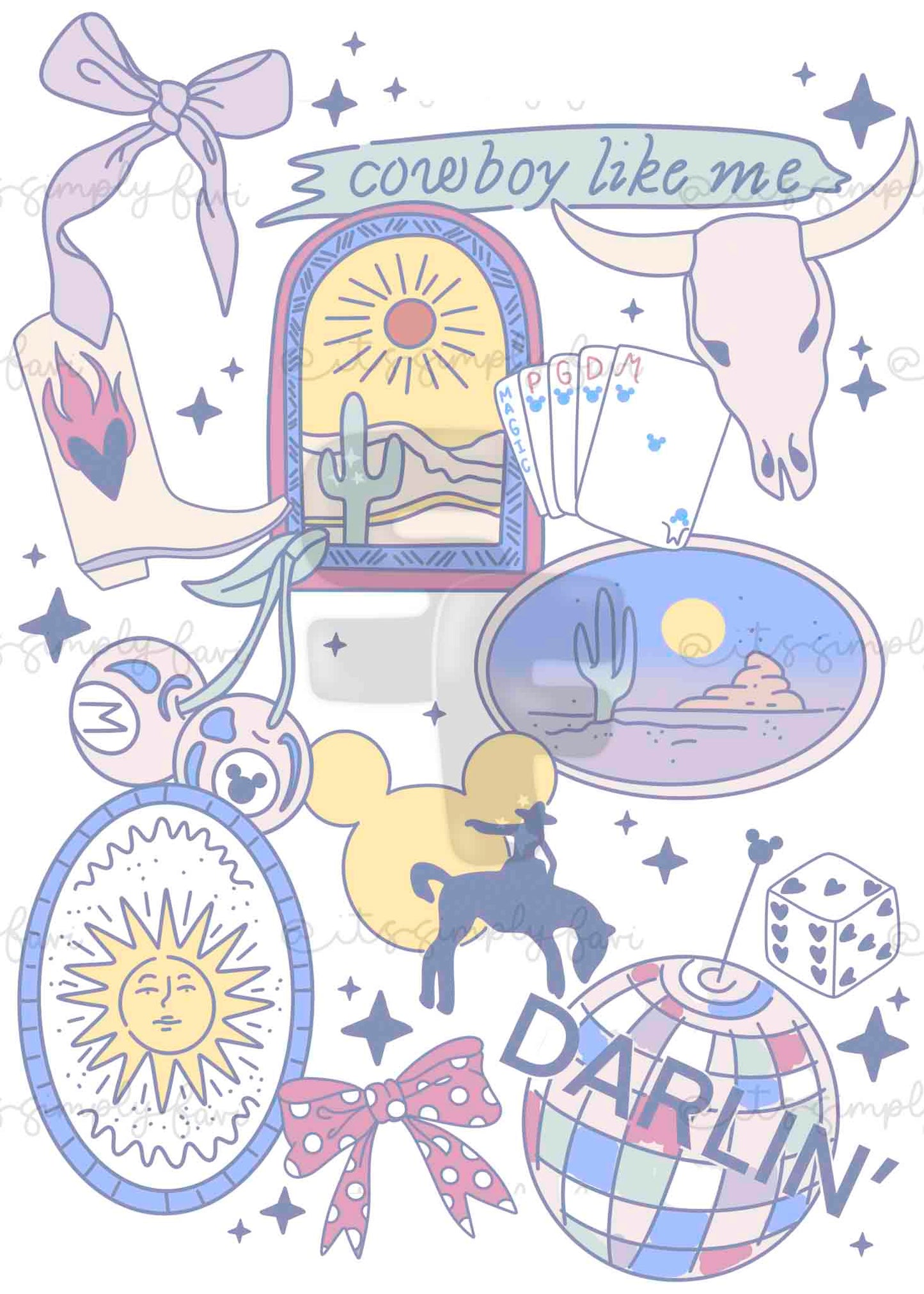 Western Cowgirl Magic (Beach Colors)