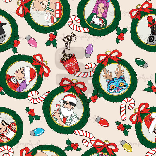 X-Mas Hunters Seamless