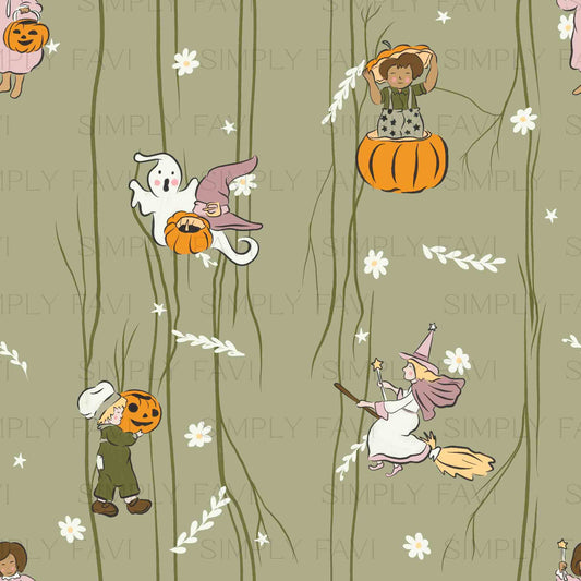 Spooky Vintage Kids Moss