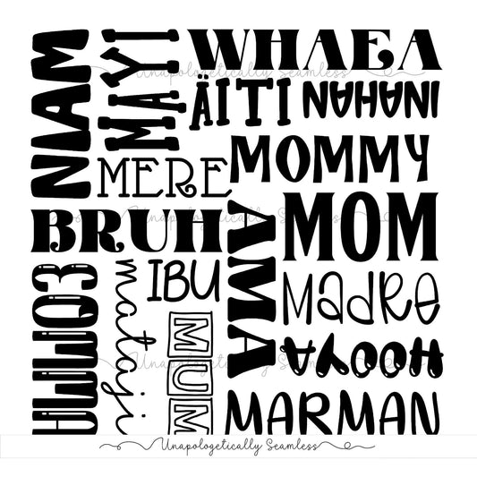 Black Moms Around the World PNG